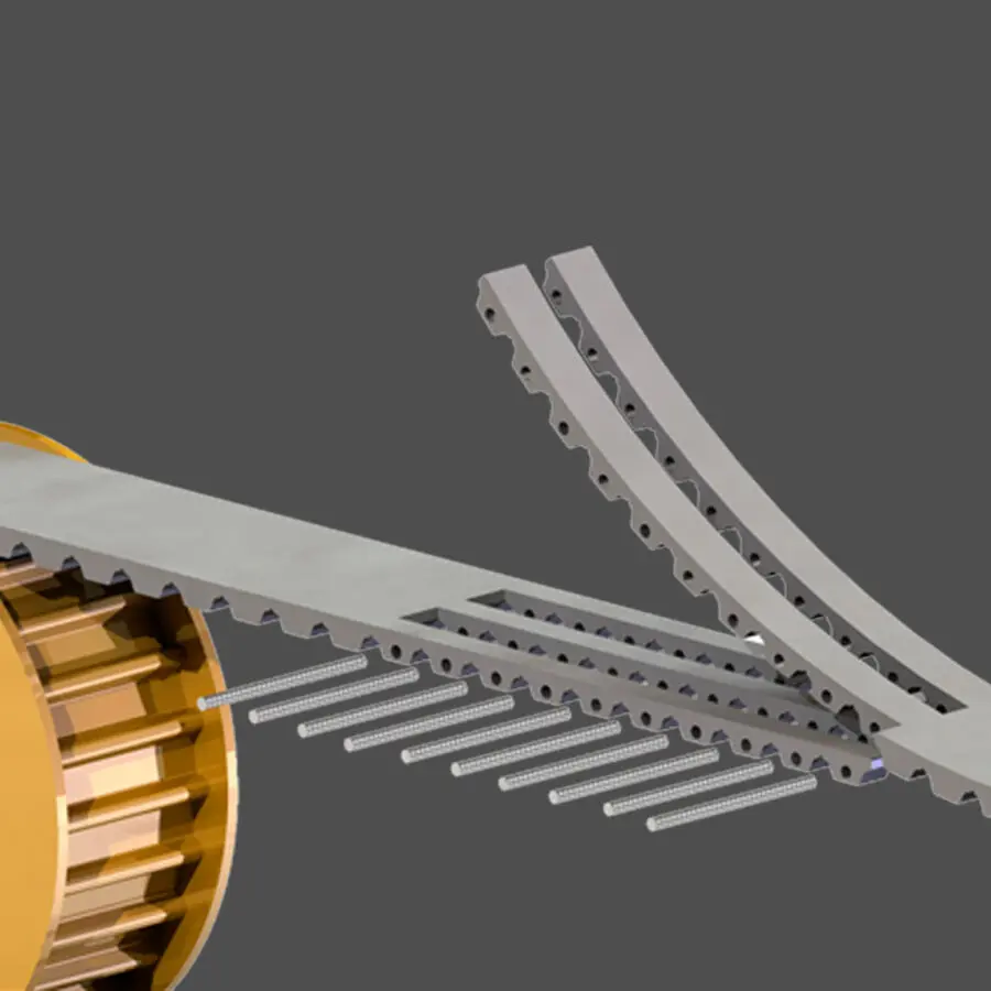 PU Zahnriemen HTD5M, Pin Join