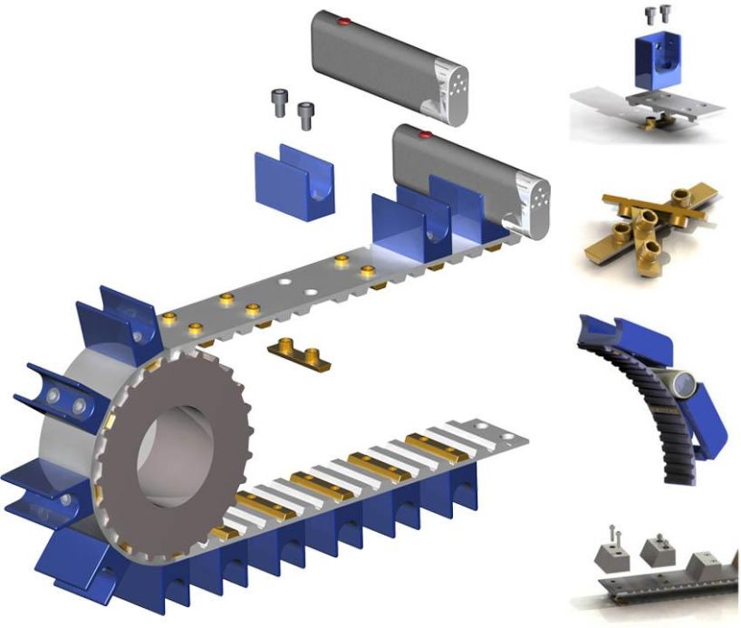 Abbildung - MechanischeZaehne - Fördernocken - NK Technics
